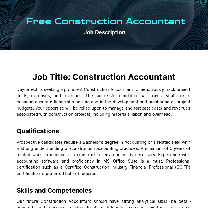 Construction Bookkeeping