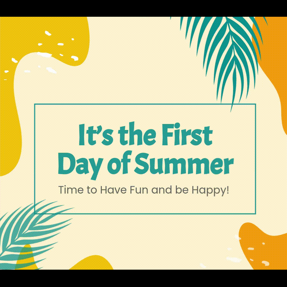 Free Happy First Day of Summer Whatsapp Post Template