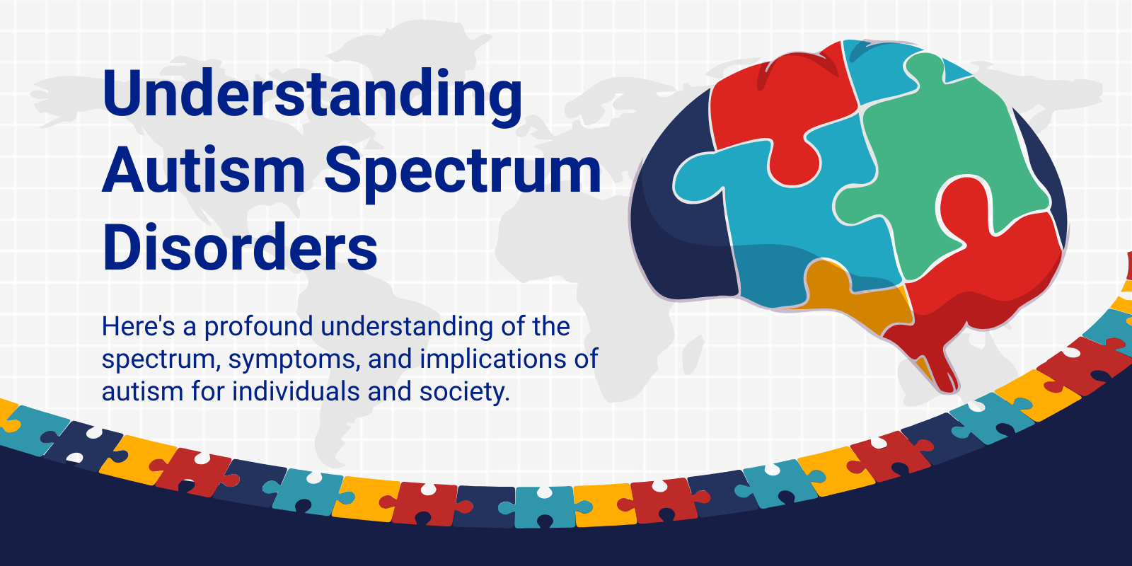 Autism Spectrum Disorder Awareness Posters and Web Banners Set