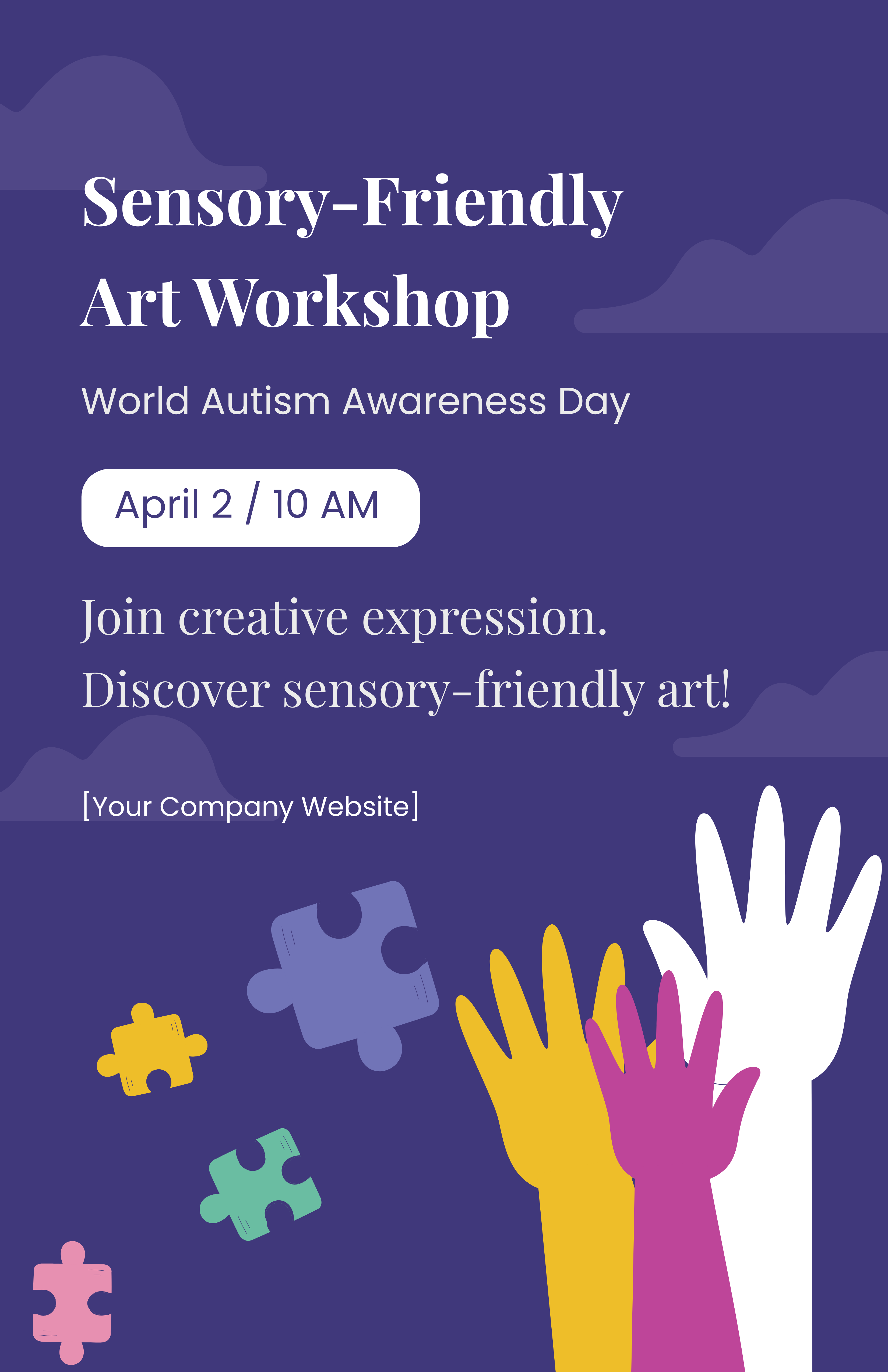 World Autism Day Poster Template