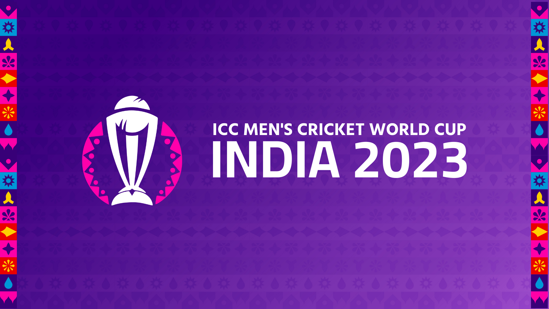 ICC Cricket world cup India 2023 logo animation One Day International  tournament logo animation - YouTube